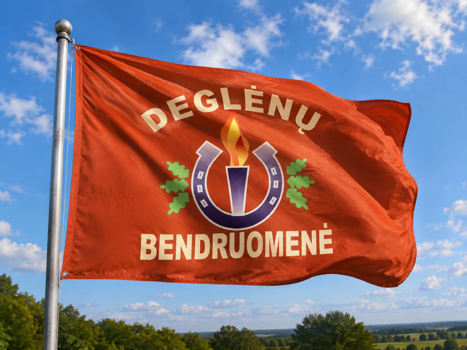 Deglėnų bendruomenės vėliava